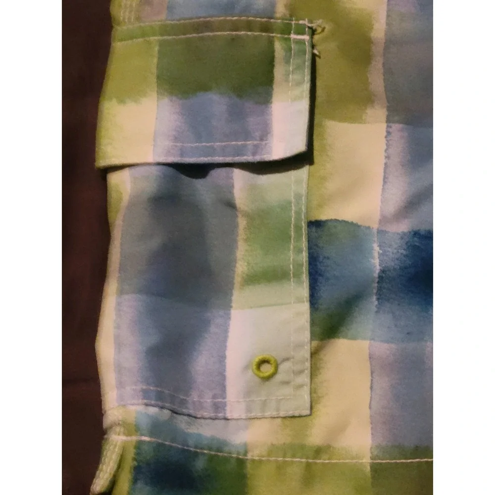 Tommy Bahama Swim Trunk Mens Medium‎ Mesh Liner Beach Swimming Board Short Check